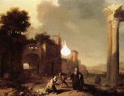 BREENBERGH, Bartholomeus The Prophet Elijah and the Widow of Zarephath oil painting